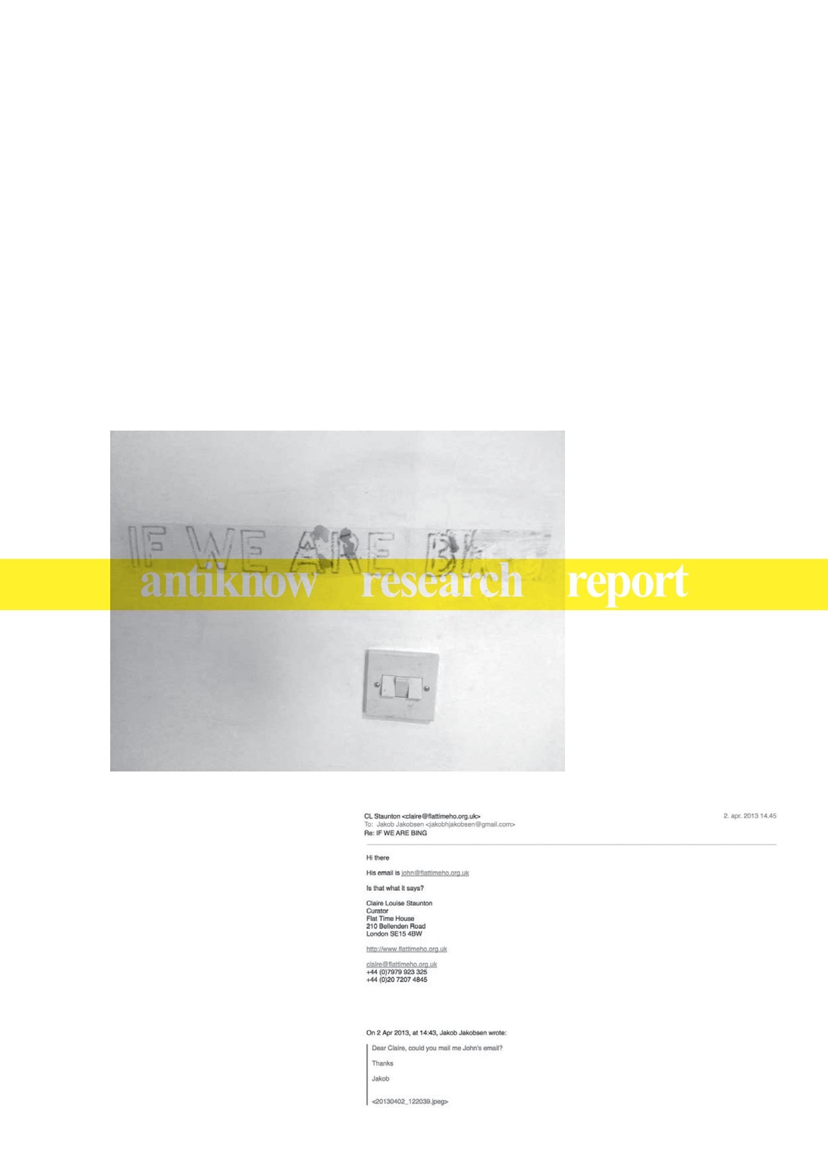  (ANTIKNOW RESEARCH REPORT 3)