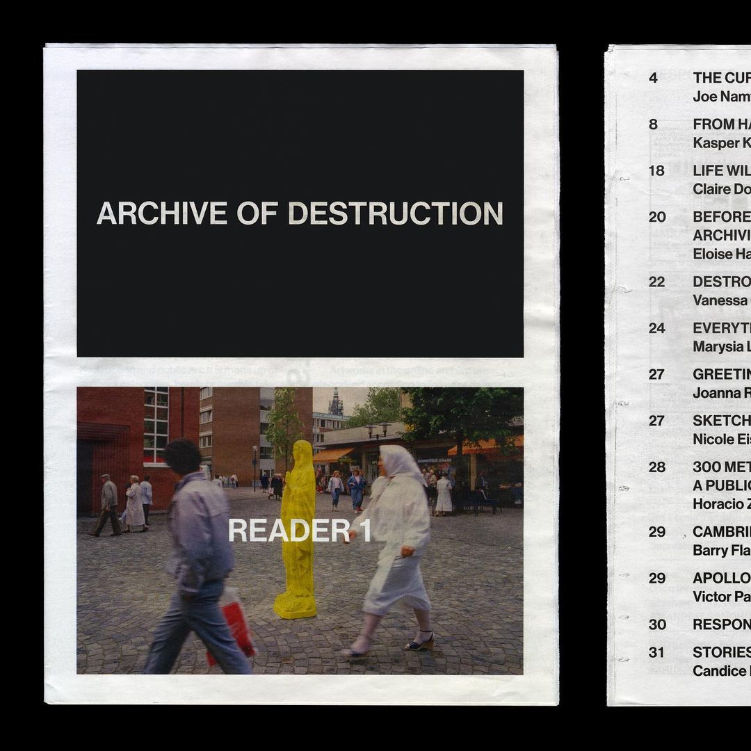 ARCHIVE OF DESTRUCTION READER I 